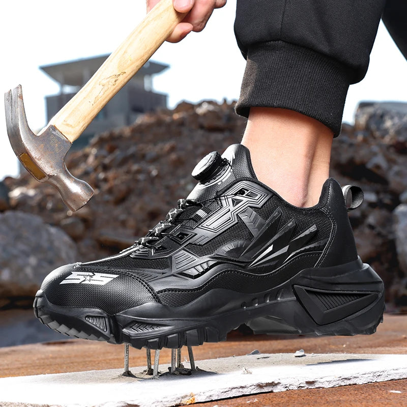 Safety Shoes Anti-puncture Working Sneakers Male Indestructible Work Shoes
