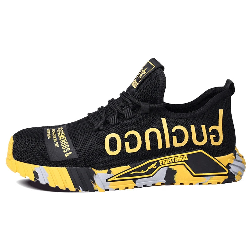 Safety Shoes With Steel Toe Cap Work Sneakers