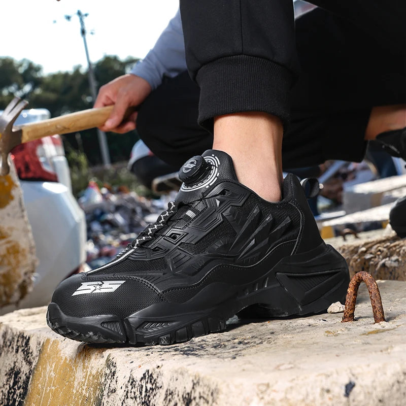 Safety Shoes Anti-puncture Working Sneakers Male Indestructible Work Shoes