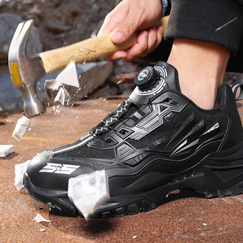Safety Shoes Anti-puncture Working Sneakers Male Indestructible Work Shoes