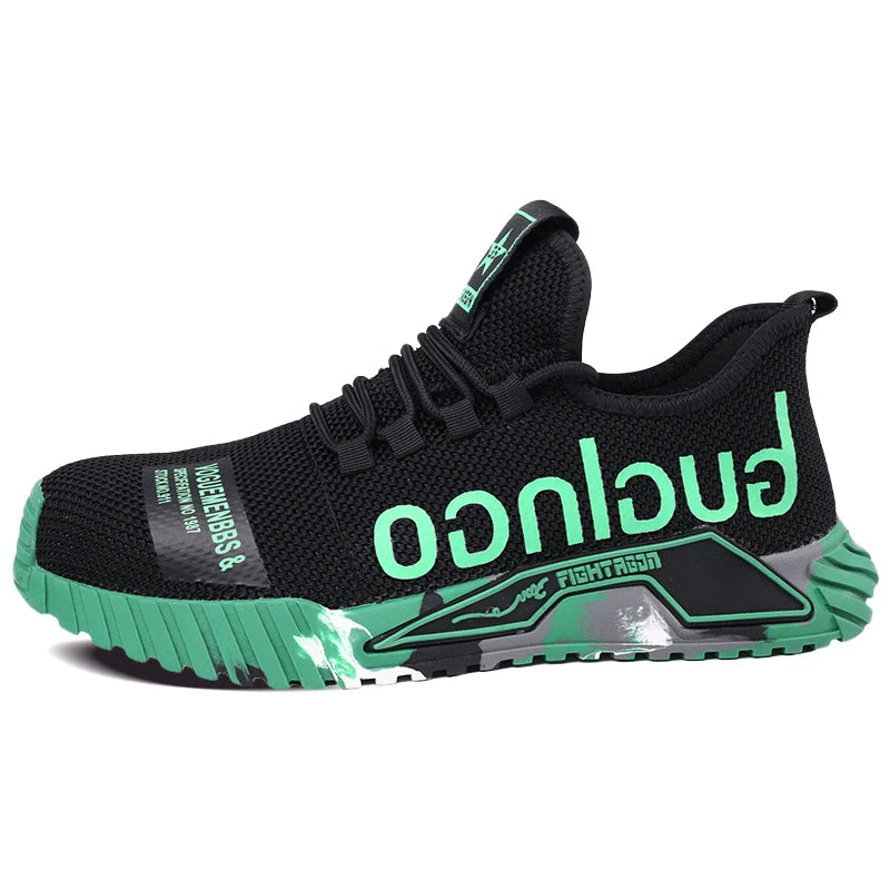 Safety Shoes With Steel Toe Cap Work Sneakers