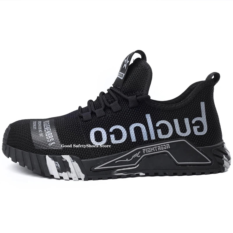 Safety Shoes With Steel Toe Cap Work Sneakers