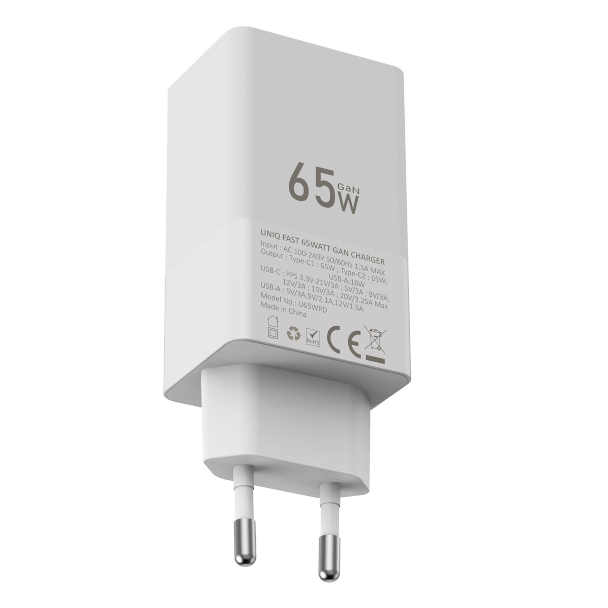 GaN 65W Fast Charger 3-Port – UNIQ Accessory