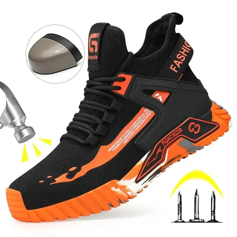Safety Shoes – Steel Toe & Anti-Puncture Work Sneaker
