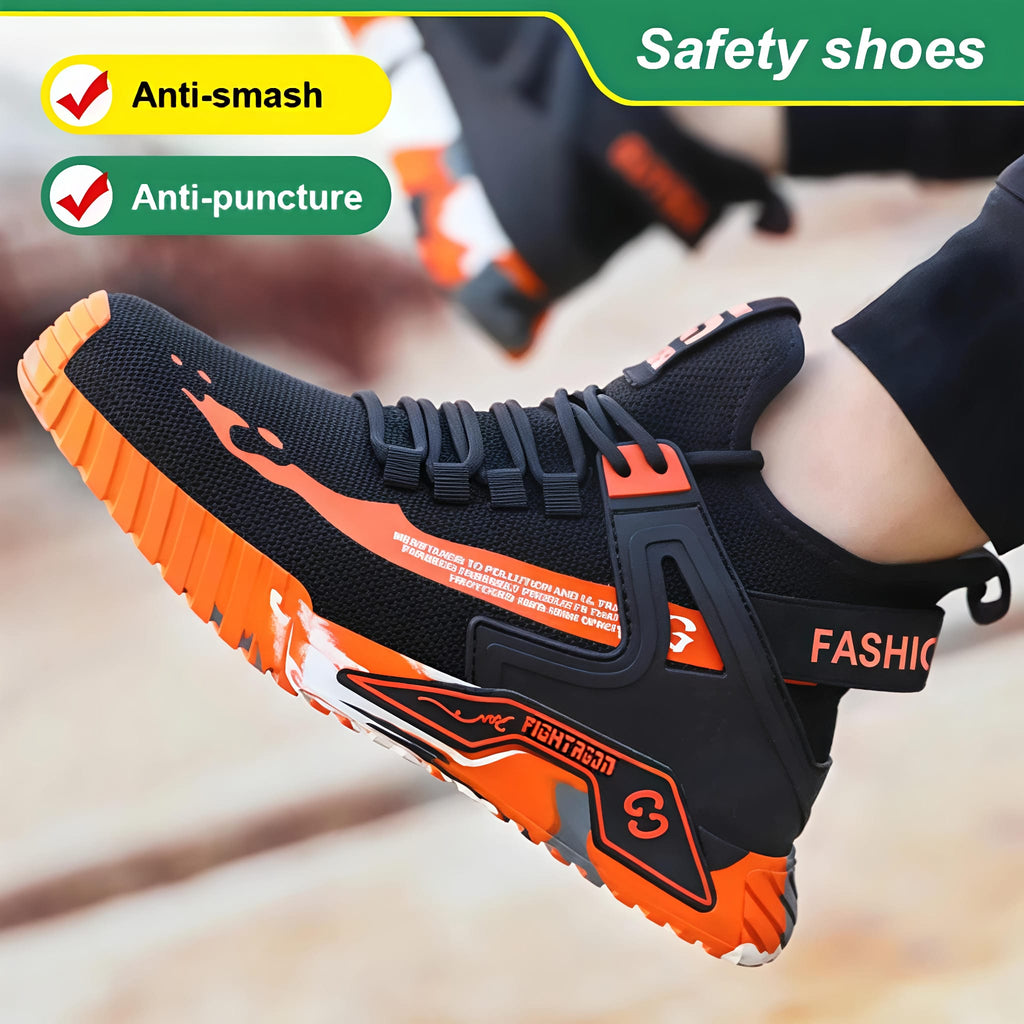 Safety Shoes – Steel Toe & Anti-Puncture Work Sneaker